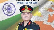 World News | Army Chief Visits Bhutan to Bolster Defence Cooperation