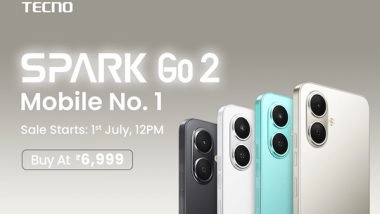 Business News | TECNO Spark Go 2 Goes on Sale July 1 -- Big on Features, Premium Design, Light on the Pocket