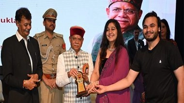 India News | Himachal Pradesh Governor Felicitates Students at 'Eruption-2025', Announces Rs 2 Lakh Reward for Outstanding Cultural Performances
