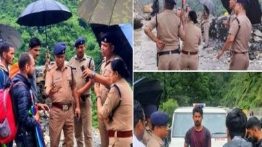 India News | Uttarkashi SP Inspects Landslide Zones on Yamunotri NH, Reviews Safety Measures Amid Heavy Rains