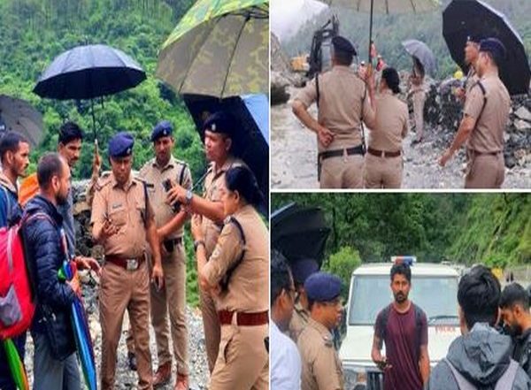 India News | Uttarkashi SP Inspects Landslide Zones on Yamunotri NH, Reviews Safety Measures Amid Heavy Rains