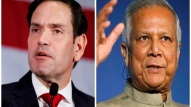 World News | Marco Rubio Engages with Bangladesh's Chief Advisor; Reaffirms Commitment to Economic, Security Cooperation