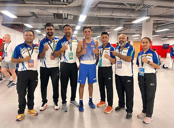 Sports News | Hitesh, Sachin Siwach Lead India's Winning Start at World Boxing Cup Kazakhstan 2025