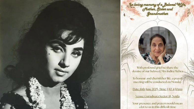 'Shree 420' Actress Indira Billi Dies at 88 – Know More About the Veteran Artiste