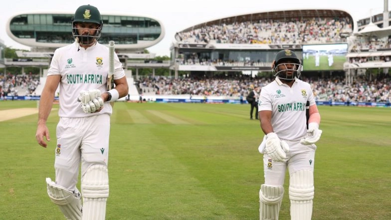 How To Watch SA vs AUS ICC WTC 2025 Final Day 4 Free Live Streaming Online on JioHotstar? Get TV Telecast Details of South Africa vs Australia World Test Championship Cricket Match