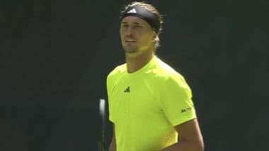 Alexander Zverev Helps Fan After an Advertising Board Fell From Upper Deck During Second Round Match in Halle