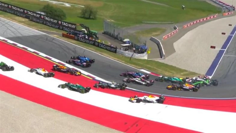 Defending Champion Max Verstappen out of F1 Race After Crashing With Andrea Kimi Antonelli During Lap 3 of Austrian Grand Prix 2025