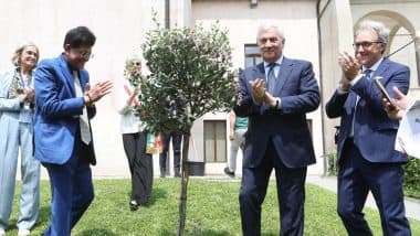 World Environment Day 2025: Italian Deputy PM Antonio Tajani Lauds PM Narendra Modi’s ‘Ek Ped Maa Ke Naam’ Initiative (See Pics and Video)