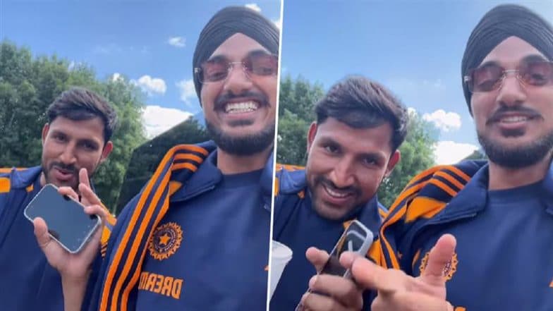 Arshdeep Singh and Dhruv Jurel Enjoy Creating 'Dame Un Grrr' Instagram Reel, Watch Video of Indian Cricketers' Funny Take on Viral Song!