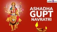 Ashadha Gupt Navratri 2025 Wishes and Images for Free Download Online: Share WhatsApp Messages, Quotes, Greetings and Goddess Durga Wallpapers To Celebrate the Festival