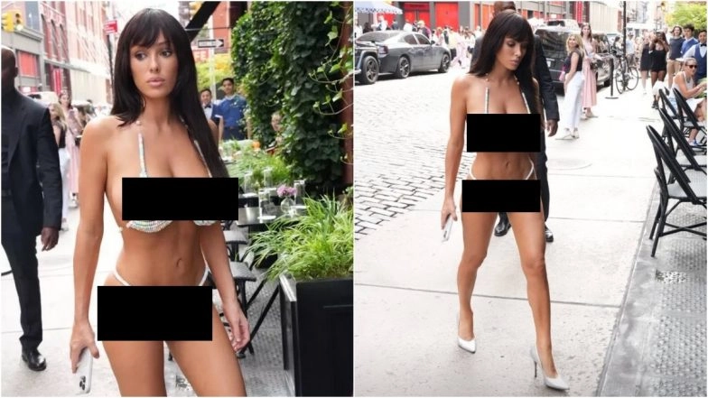 Bianca Censori Wears Candy Bra and Bottoms To Flaunt Her Bizarre Street Style, Viral Photos With Husband Ye in NYC Spark Online Chatter