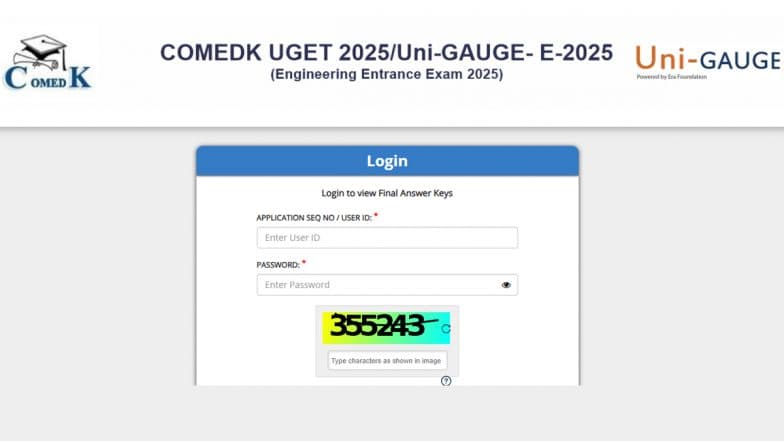 COMEDK Releases Undergraduate Entrance Test Exam Results at comedk.org