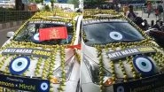 RCB Fans Wrap A Car in 'Nimbu and Mirch' to Protect the Team From Bad Omen in Bengaluru Ahead of IPL 2025 Against PBKS, Displays 'Anti-Nazar Squad' Placards On It (Watch Video)