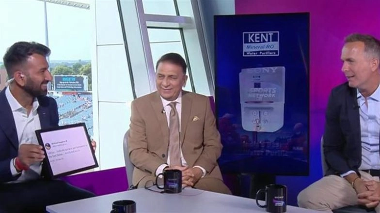 Cheteshwar Pujara Frames Michael Vaughan’s Old Tweet for Wrongly Predicting India’s 4–0 Whitewash on 2020–21 Australia Tour, Makes Ex-England Captain Sign on It During IND vs ENG 1st Test 2025 Live Coverage (Watch Video)