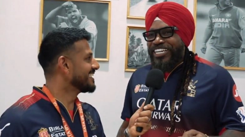 Turban for PBKS, Jersey for RCB For Chris Gayle Ahead of IPL 2025 Final 