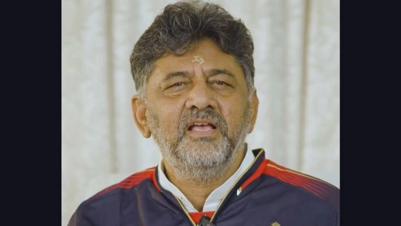 'Ee Sala Cup Namde': Karnataka Deputy CM DK Shivakumar Shares Video Message for RCB Ahead of IPL 2025 Final Match, Says 'Go Bring the Trophy Home'