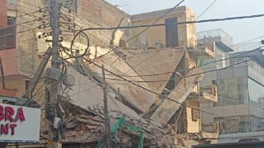 Delhi Building Collapse: Commercial Building Collapses in Rohini’s Sector 7 (See Pics and Video)