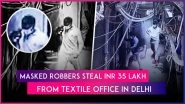 Daylight Robbery in Delhi: 3 Masked Men Open Fire, Loot INR 35 Lakh From Textile Office in Chandni Chowk