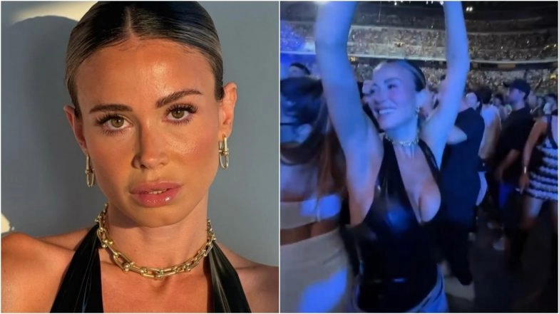 Diletta Leotta Photos in PVC Top With Plunging Neckline: Italian TV Presenter Parties Hard, Says &lsquo;What a Night&rsquo;