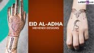 Eid al-Adha 2025 Mehndi Designs and Bakrid Henna Patterns: From Traditional Floral Designs To Elegant Arabic Art, Stunning Mehendi Ideas To Complete Your Beautiful Festive Look (Watch Videos)