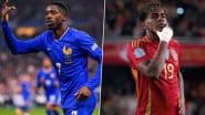 How To Watch ESP vs FRA UEFA Nations League 2024-25 Semi-Final Live Streaming Online in India? Get Free Live Telecast of Spain vs France & Football Score Updates on TV