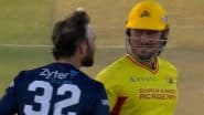 Glenn Maxwell, Marcus Stoinis Engage in Fun Banter As the Latter Hits Former For A Reverse-Sweep During TSK vs WAF MLC 2025 Match (Watch Video)
