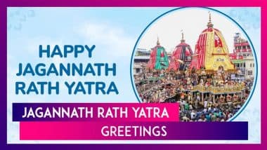 Happy Jagannath Rath Yatra 2025 Greetings, Wishes and Messages To Celebrate the Ratha Jatra of Puri
