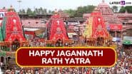 Rath Yatra 2025 Wishes and Lord Jagannath Images: Share Messages, Greetings, Quotes and HD Wallpapers To Celebrate Puri's Jagannath Rath Yatra