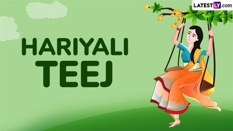 Hariyali Teej 2025 Date and Auspicious Tithi: Know Shravan Teej Timings and Significance of the Hindu Festival To Celebrate the Divine Union of Lord Shiva and Goddess Parvati