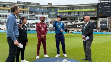 How To Watch ENG vs WI 1st T20I 2025 Free Live Streaming Online? Get Telecast Details of England vs West Indies Cricket Match on TV