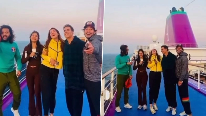 Riteish Deshmukh Shares Titanic Moment from Housefull 5 Cruise Shoot