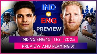IND vs ENG 1st Test 2025 Preview and Playing XI: Shubman Gill-Led India Look To Start New Era on a High
