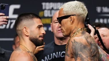 Ilia Topuria vs Charles Oliveira Lightweight Championship Fight Live Streaming on SonyLIV: Watch Free Live Telecast of UFC 317 on TV in India