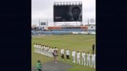 India, England Players Wear Black Armbands, Observe Silence As Mark of Respect for Late Dilip Doshi Ahead of Day 5's Play (Watch Video)