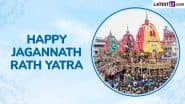 Jagannath Rath Yatra 2025 Wishes: Share WhatsApp Messages, Quotes, Greetings, HD Images and Wallpapers of Lord Jagannath, Lord Balabhadra and Devi Subhadra