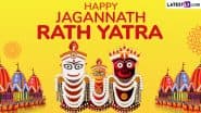 Happy Jagannath Rath Yatra 2025 Greetings: Share Odisha Rath Yatra Messages, Quotes and WhatsApp Wishes With Rath Photos, Images and HD Wallpapers of Lord Jagannath