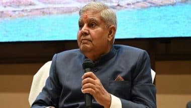 Vice President Jagdeep Dhankar Faints During Golden Jubilee Celebrations at Kumaon University Programme in Uttarakhand