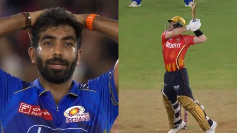 Josh Inglis Takes the Attack to Jasprit Bumrah, Hits Him for 20 Runs in One Over During PBKS vs MI IPL 2025 Qualifier 2 (Watch Video)