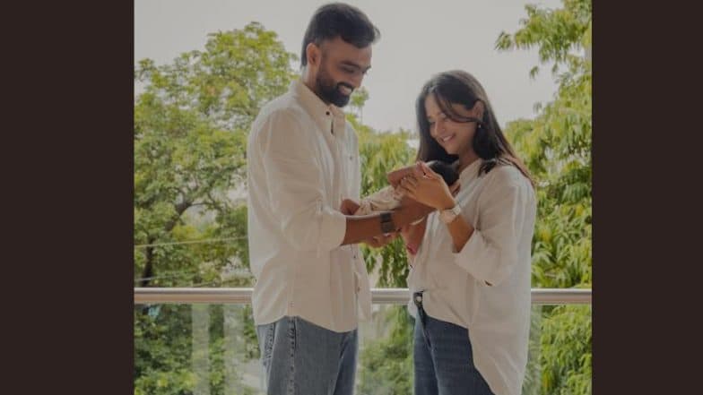 Jaydev Unadkat and Wife Rinny Blessed With Baby Boy; Couple Name Newborn 'Atharva' As They Share Heartwarming Picture On Social Media (See Post)