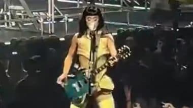 Singer-Songwriter Katy Perry Ambushed by Fan During Sydney Concert