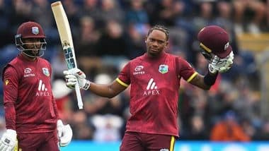 Keacy Carty Scores His Third Century in Four One-Day International Games, Achieves Feat During ENG vs WI 2nd ODI 2025