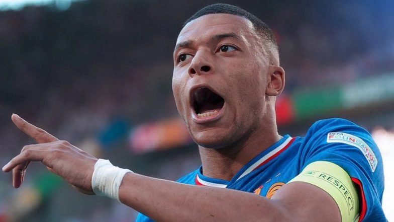 Kylian Mbappe Becomes Third Player To Score 50 or More Goals for France National Football Team, Achieves Feat During GER vs FRA UEFA Nations League 2024–25 Third-Place Match