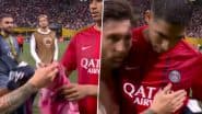 Lionel Messi Shows Heart-Winning Gesture, Exchanges Jerseys With Achraf Hakimi Following PSG vs Inter Miami FIFA Club World Cup 2025 Round of 16 Match (Watch Video)