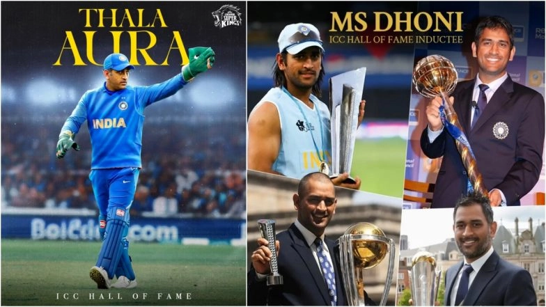 MS Dhoni Wallpapers: IPL Teams Honour After Former India Captain MSD Was Inducted Into ICC Hall of Fame