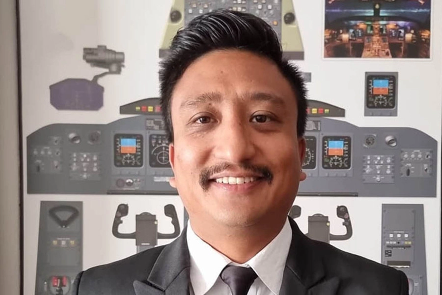 Manish Shakya, captain of the flight, survived 2024 Saurya Airlines Bombardier CRJ200 crash