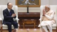 PM Narendra Modi Meets ADB President Masato Kanda, Latter Pledges USD 10 Billion for Indian Urban Infrastructure (See Pic)