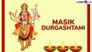 Masik Durgashtami 2025 Date in June: Know Auspicious Tithi Timings, Rituals and Significance To Observe the Day Dedicated to the Worshipping of Goddess Durga