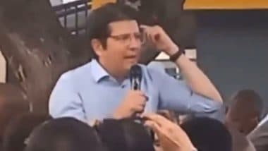 Miguel Uribe Assassination Attempt Caught on Camera: Video Shows Exact Moment Colombian Presidential Candidate Was Shot in Bogota (Watch)