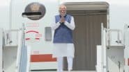PM Narendra Modi Arrives in Zagreb on First-Ever Visit by Indian Prime Minister to Croatia (Watch Video)
