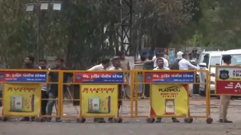 Air India Flight AI171 Crash: PM Narendra Modi Arrives at Air India Plane Crash Site in Ahmedabad (Watch Video)